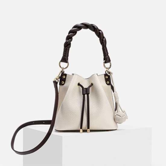 Water Bucket Bag for Womens Crossbody Leather Bag - Memoo.com